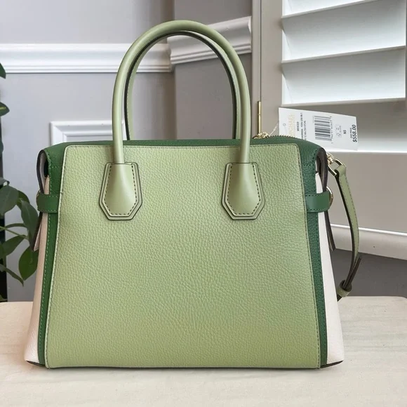 🍀NeW! Michael Kors Mercer Belted Satchel Set - Picture 3 of 11